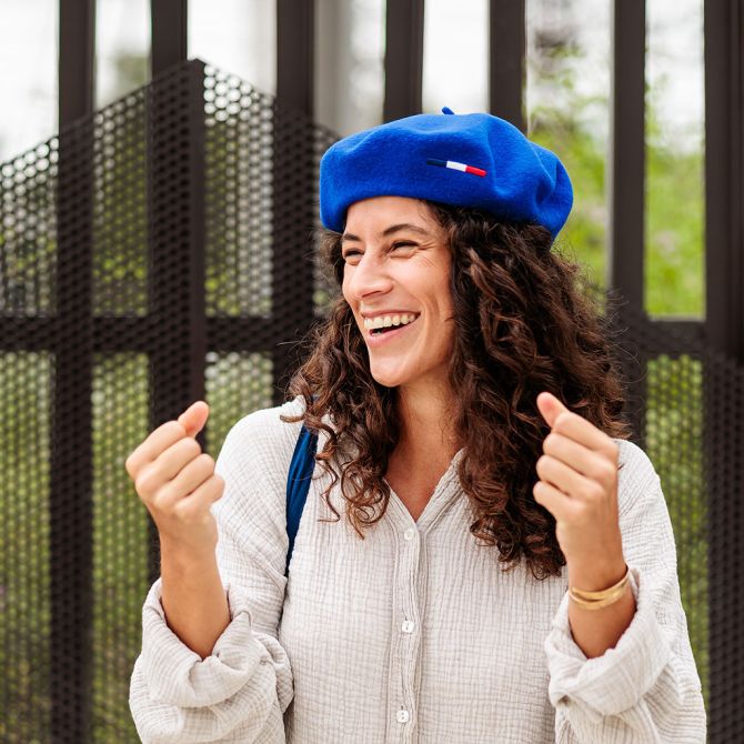 Béret supporteur français